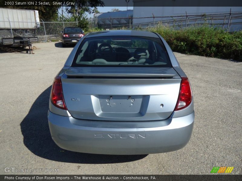 Silver / Gray 2003 Saturn ION 2 Sedan