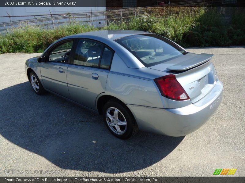 Silver / Gray 2003 Saturn ION 2 Sedan