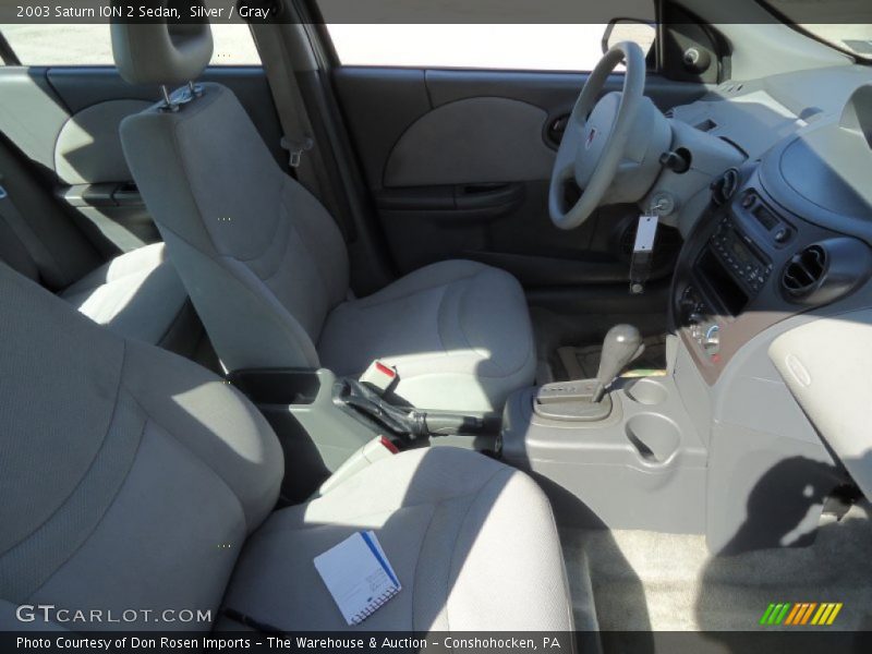 Silver / Gray 2003 Saturn ION 2 Sedan