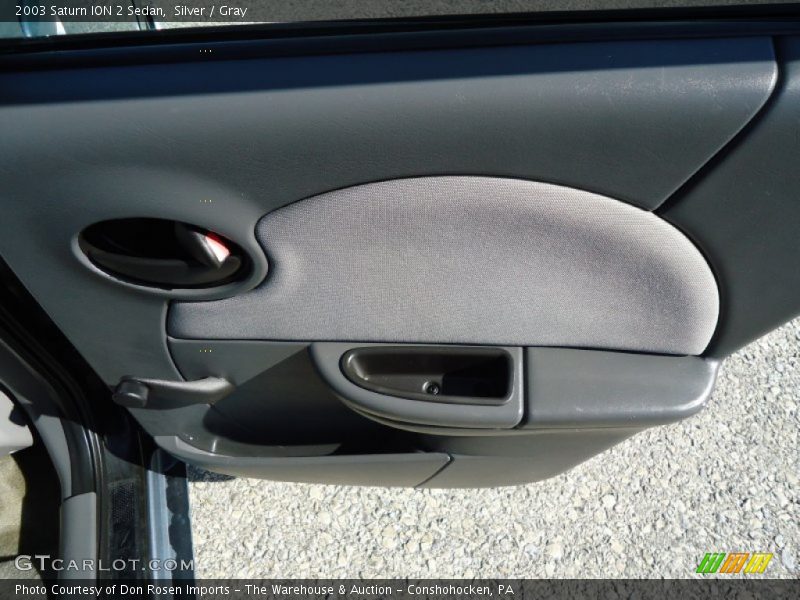 Silver / Gray 2003 Saturn ION 2 Sedan