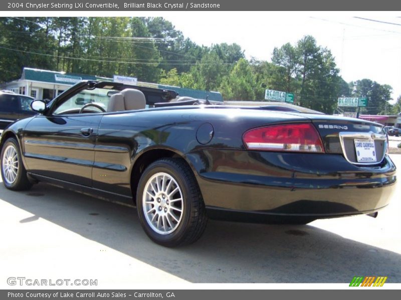 Brilliant Black Crystal / Sandstone 2004 Chrysler Sebring LXi Convertible