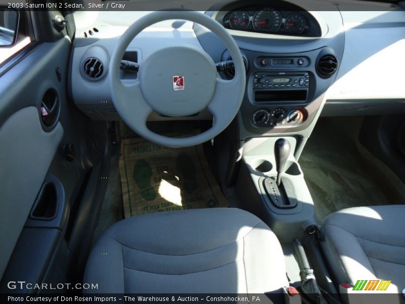 Silver / Gray 2003 Saturn ION 2 Sedan