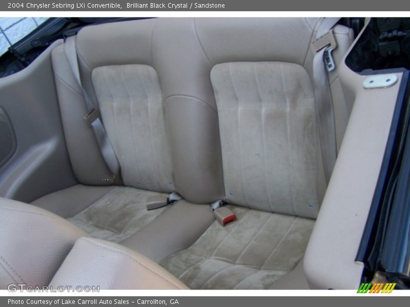 Brilliant Black Crystal / Sandstone 2004 Chrysler Sebring LXi Convertible