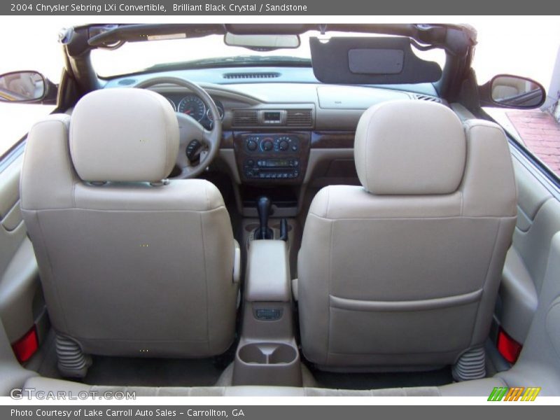 Brilliant Black Crystal / Sandstone 2004 Chrysler Sebring LXi Convertible
