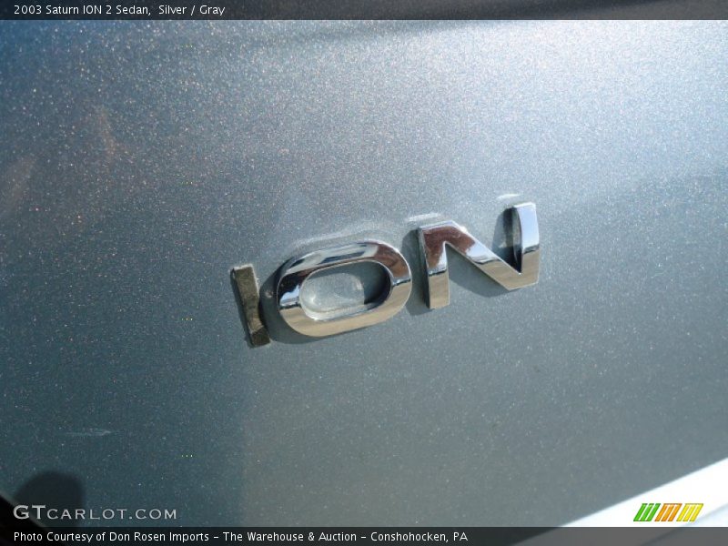 Silver / Gray 2003 Saturn ION 2 Sedan