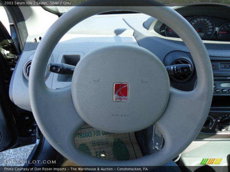 Silver / Gray 2003 Saturn ION 2 Sedan