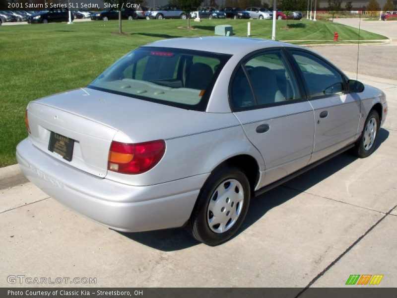 Silver / Gray 2001 Saturn S Series SL1 Sedan