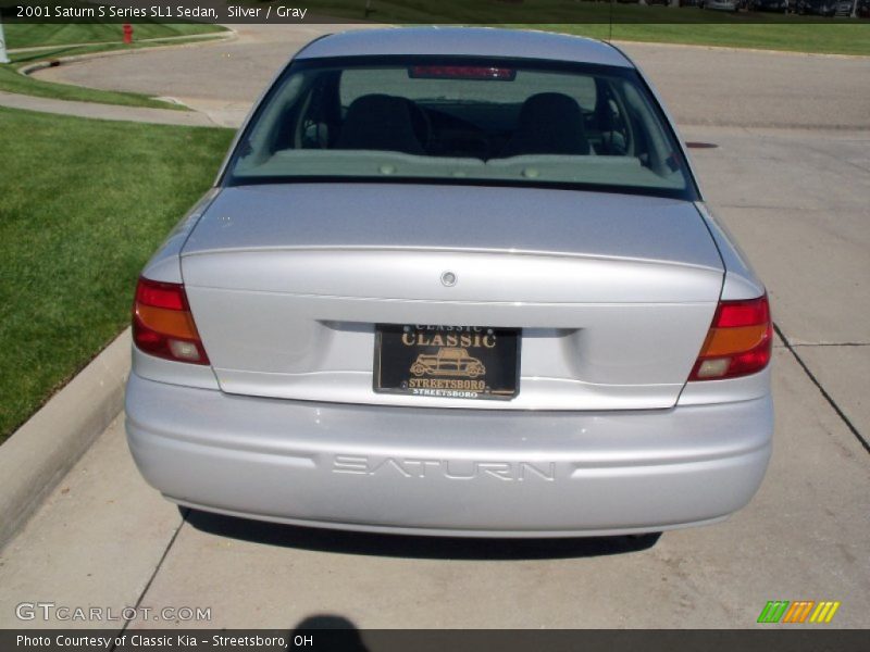 Silver / Gray 2001 Saturn S Series SL1 Sedan