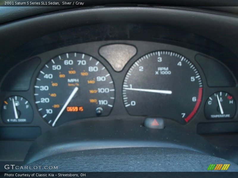  2001 S Series SL1 Sedan SL1 Sedan Gauges