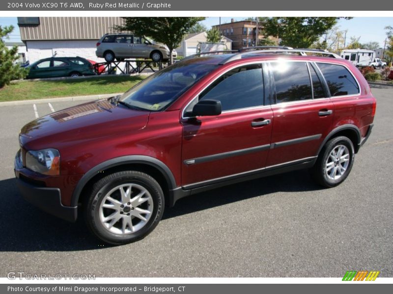 Ruby Red Metallic / Graphite 2004 Volvo XC90 T6 AWD