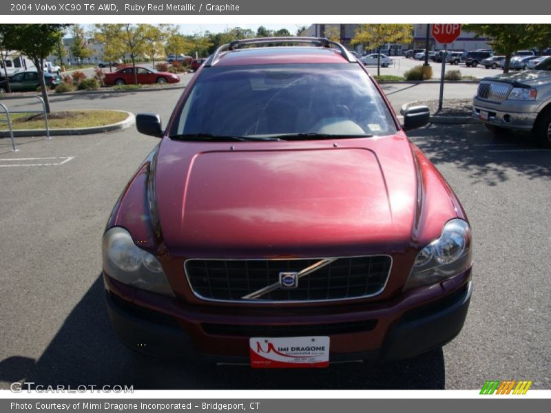 Ruby Red Metallic / Graphite 2004 Volvo XC90 T6 AWD