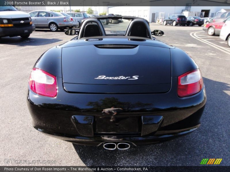 Black / Black 2008 Porsche Boxster S