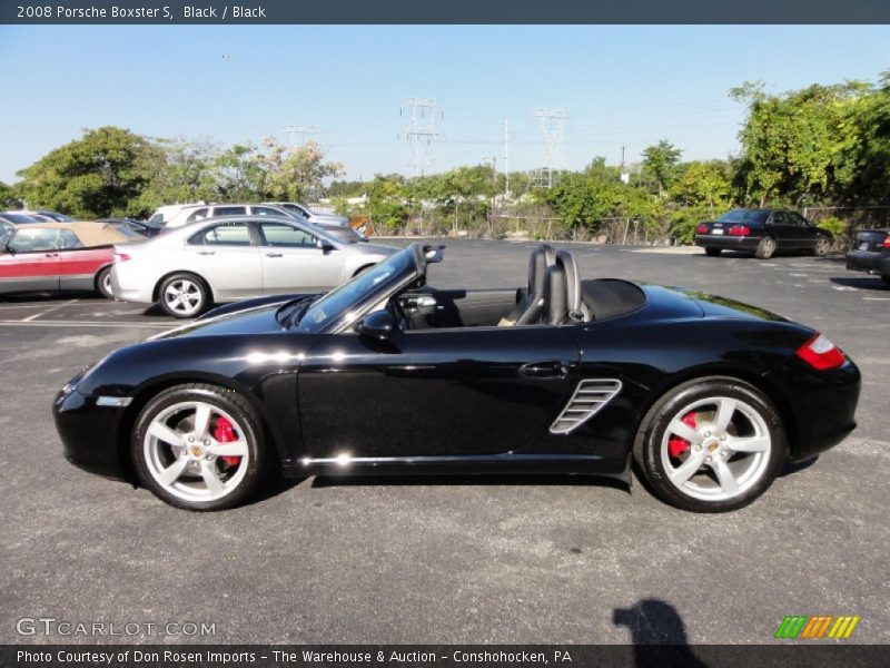 Black / Black 2008 Porsche Boxster S