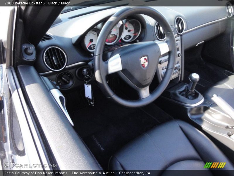 Black / Black 2008 Porsche Boxster S