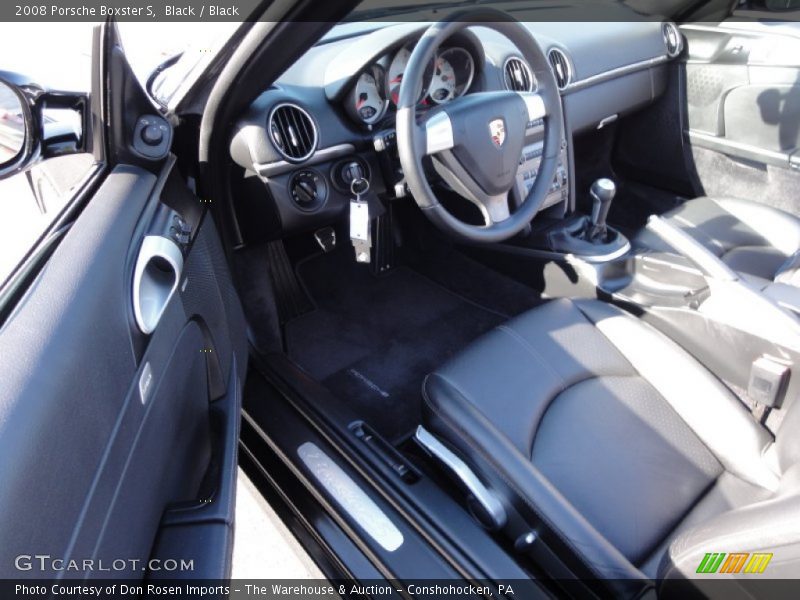  2008 Boxster S Black Interior