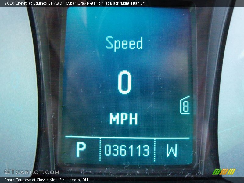Cyber Gray Metallic / Jet Black/Light Titanium 2010 Chevrolet Equinox LT AWD