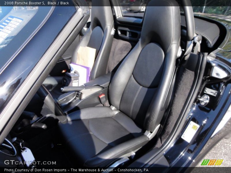 Black / Black 2008 Porsche Boxster S