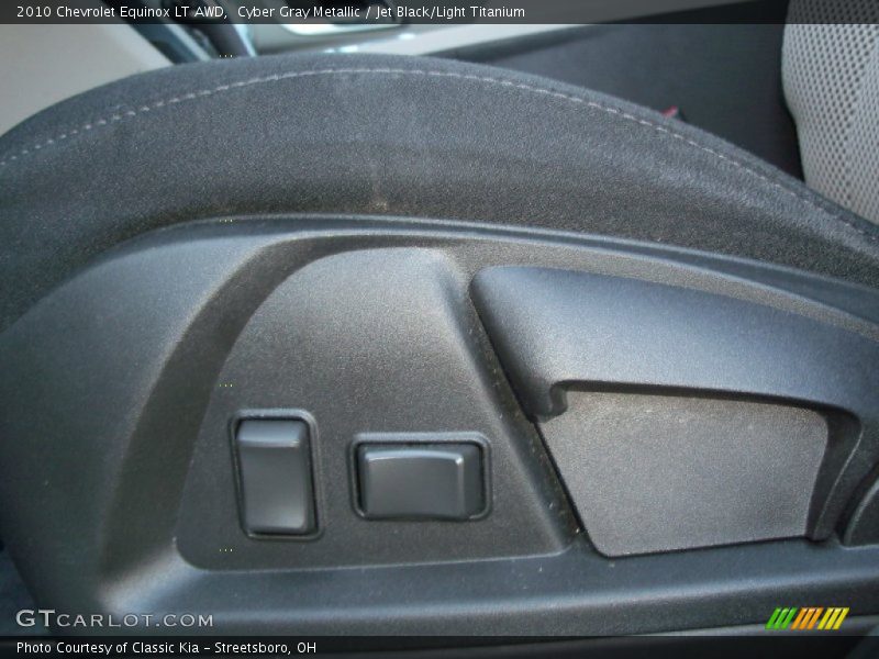 Cyber Gray Metallic / Jet Black/Light Titanium 2010 Chevrolet Equinox LT AWD