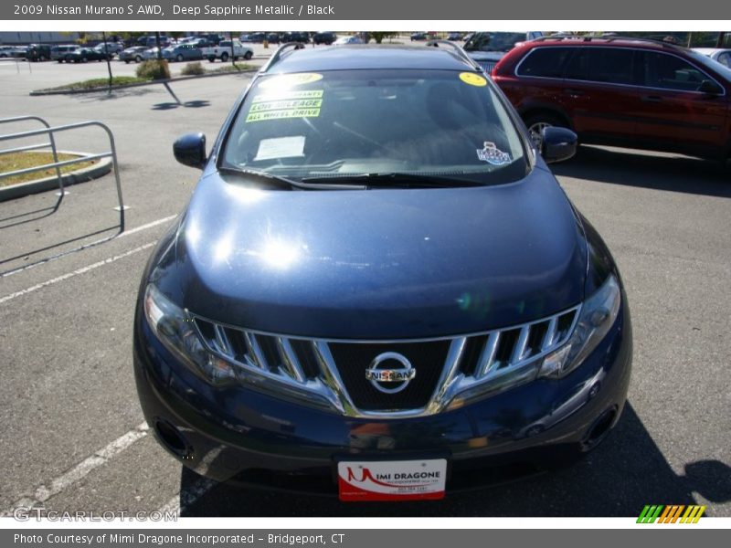Deep Sapphire Metallic / Black 2009 Nissan Murano S AWD