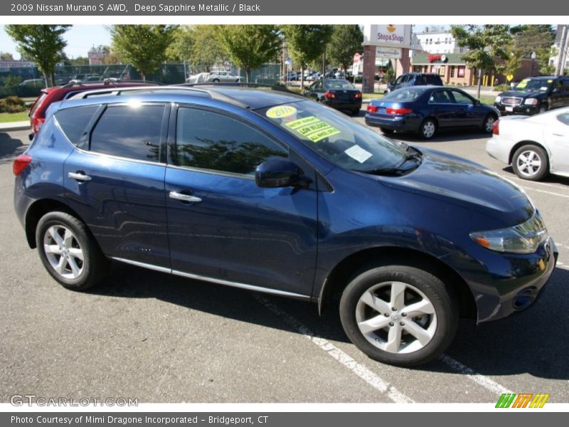 Deep Sapphire Metallic / Black 2009 Nissan Murano S AWD
