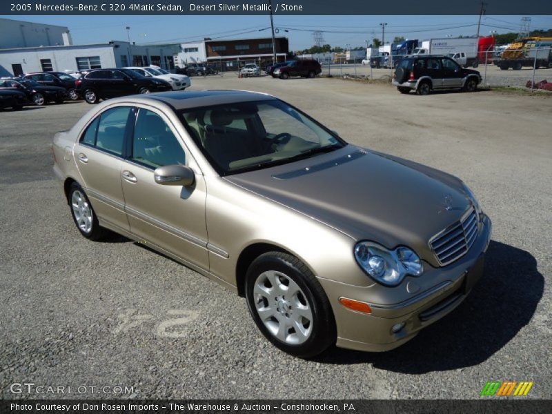 Front 3/4 View of 2005 C 320 4Matic Sedan