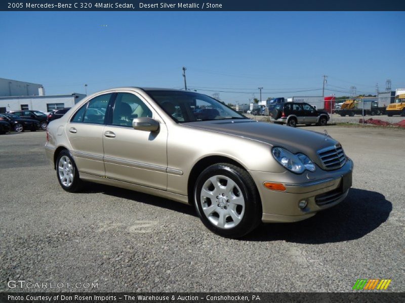 Front 3/4 View of 2005 C 320 4Matic Sedan