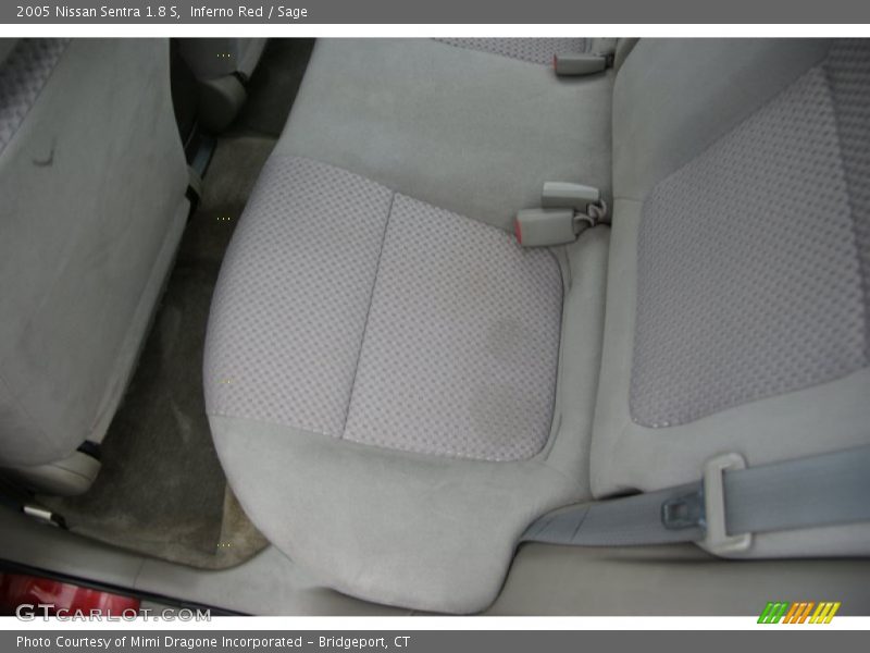 Inferno Red / Sage 2005 Nissan Sentra 1.8 S