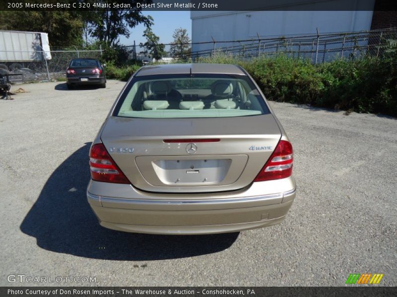Desert Silver Metallic / Stone 2005 Mercedes-Benz C 320 4Matic Sedan