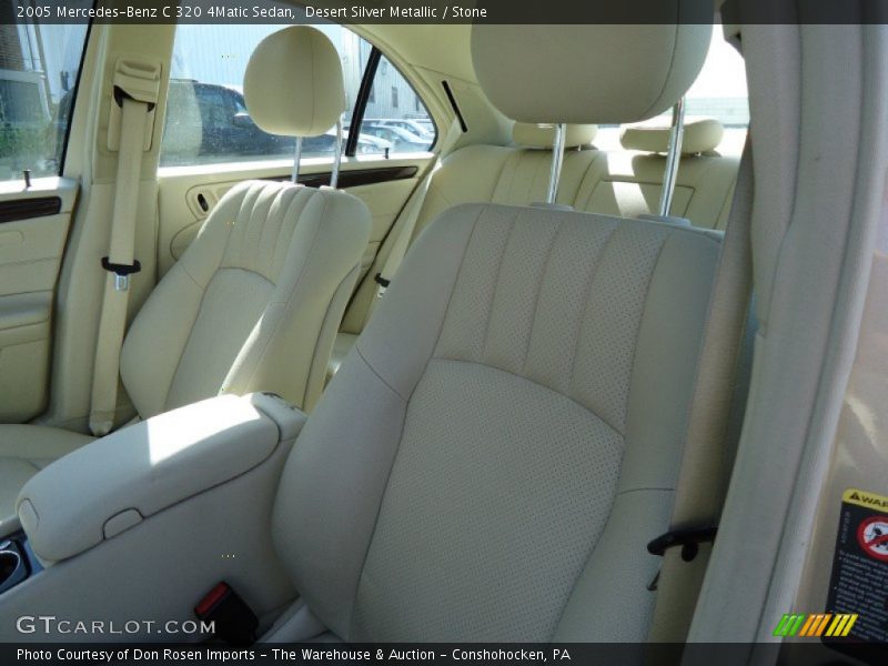 Desert Silver Metallic / Stone 2005 Mercedes-Benz C 320 4Matic Sedan