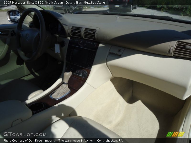 Desert Silver Metallic / Stone 2005 Mercedes-Benz C 320 4Matic Sedan