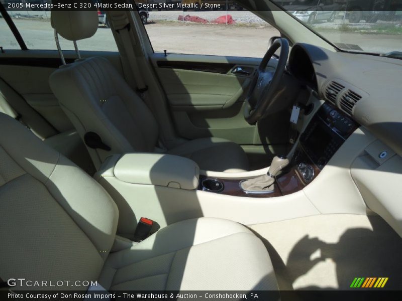 Desert Silver Metallic / Stone 2005 Mercedes-Benz C 320 4Matic Sedan