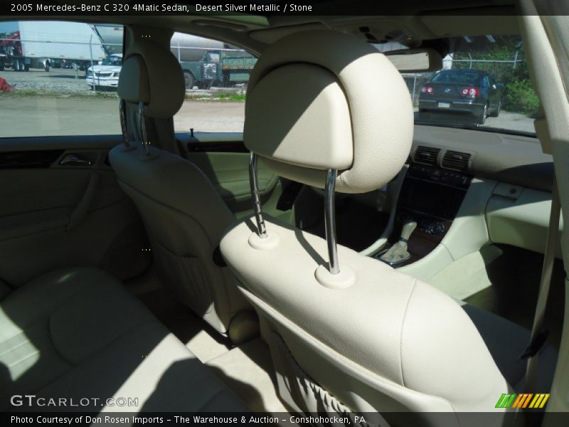 Desert Silver Metallic / Stone 2005 Mercedes-Benz C 320 4Matic Sedan