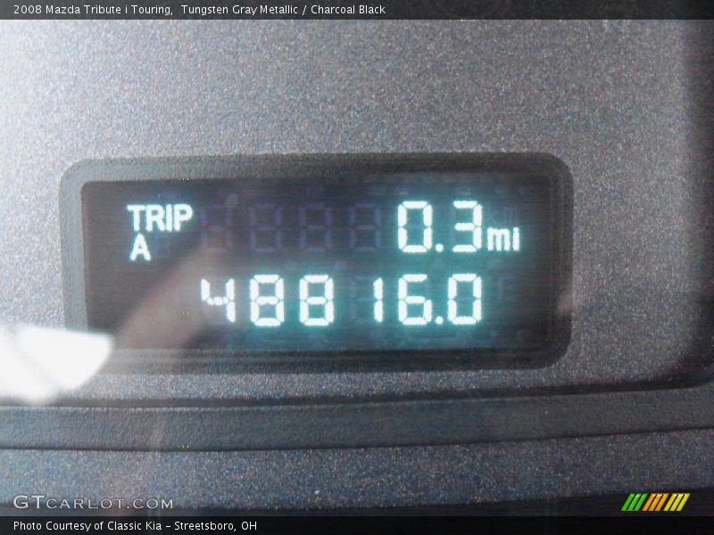 Tungsten Gray Metallic / Charcoal Black 2008 Mazda Tribute i Touring