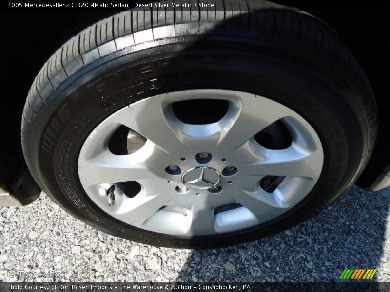 Desert Silver Metallic / Stone 2005 Mercedes-Benz C 320 4Matic Sedan