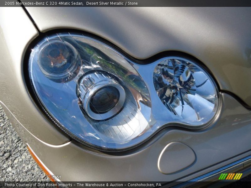 Desert Silver Metallic / Stone 2005 Mercedes-Benz C 320 4Matic Sedan