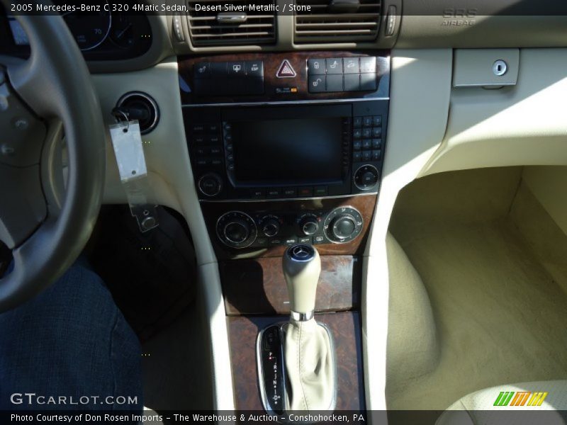 Desert Silver Metallic / Stone 2005 Mercedes-Benz C 320 4Matic Sedan