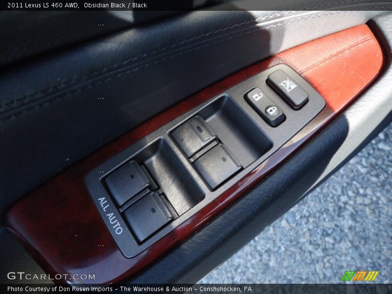 Obsidian Black / Black 2011 Lexus LS 460 AWD