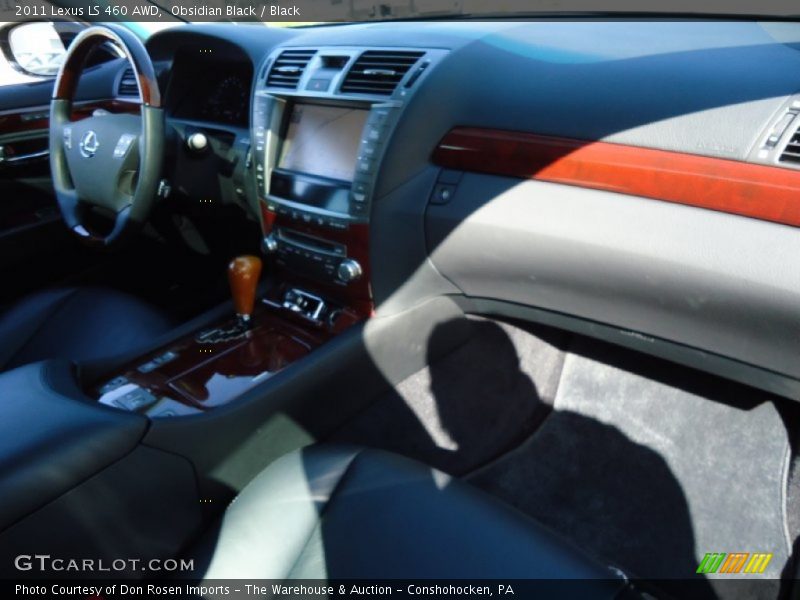 Obsidian Black / Black 2011 Lexus LS 460 AWD
