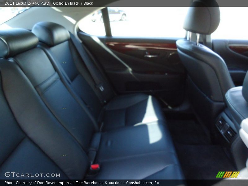 Obsidian Black / Black 2011 Lexus LS 460 AWD