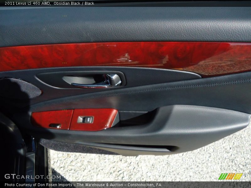Obsidian Black / Black 2011 Lexus LS 460 AWD