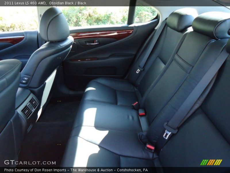 Obsidian Black / Black 2011 Lexus LS 460 AWD