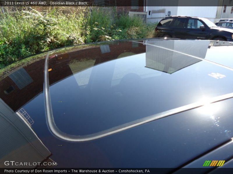 Obsidian Black / Black 2011 Lexus LS 460 AWD