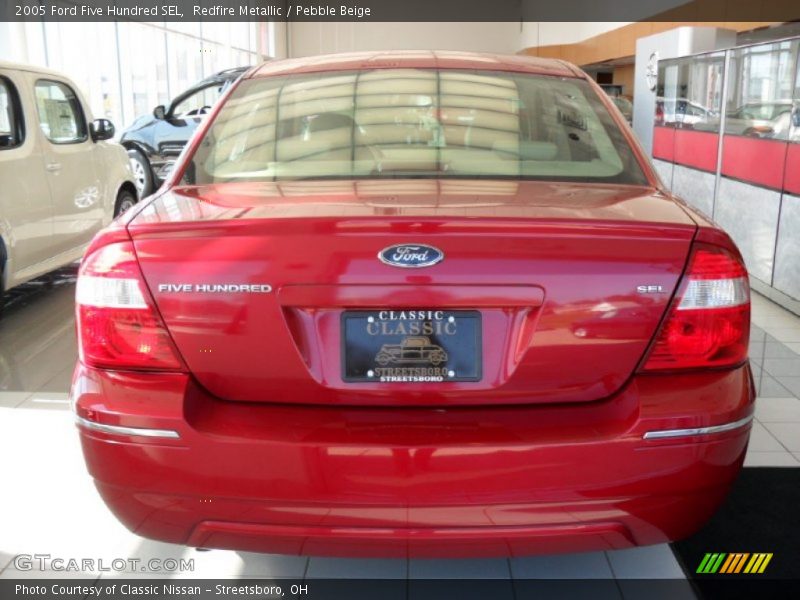 Redfire Metallic / Pebble Beige 2005 Ford Five Hundred SEL