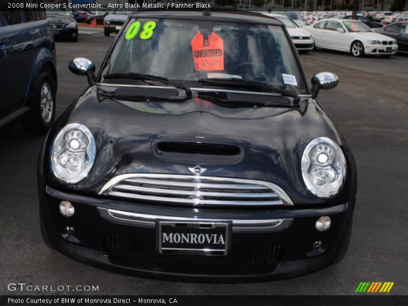 Astro Black Metallic / Panther Black 2008 Mini Cooper S Convertible