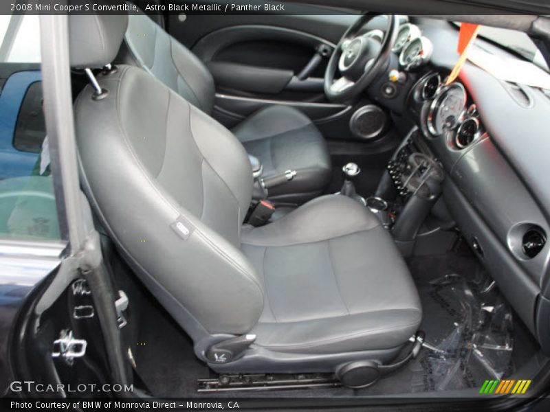 Astro Black Metallic / Panther Black 2008 Mini Cooper S Convertible