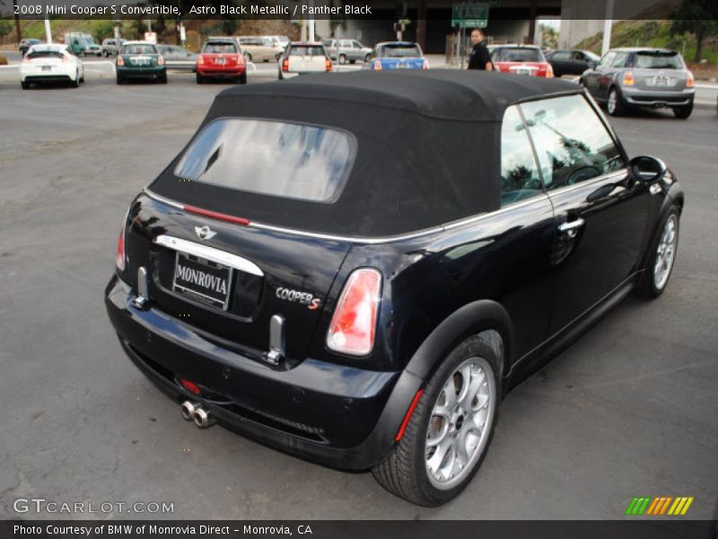 Astro Black Metallic / Panther Black 2008 Mini Cooper S Convertible