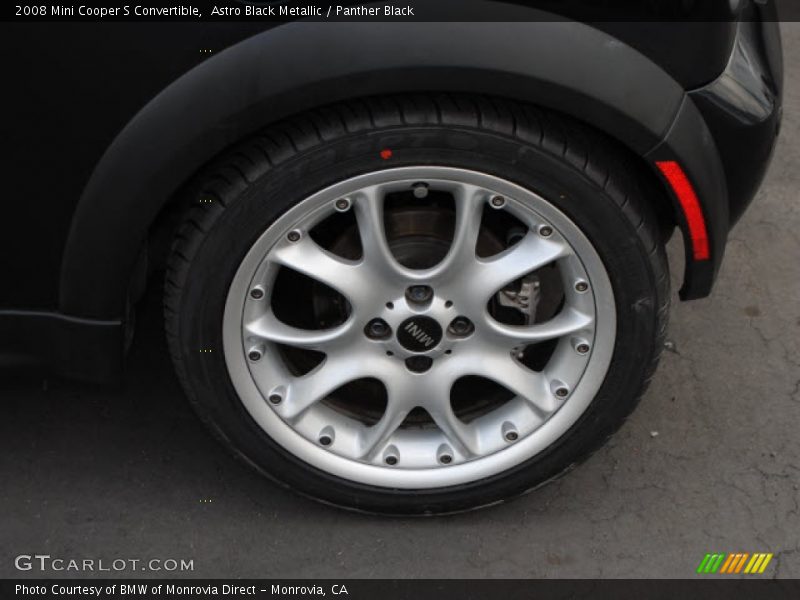 Astro Black Metallic / Panther Black 2008 Mini Cooper S Convertible