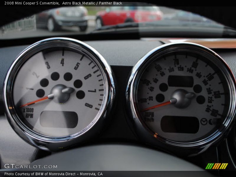 Astro Black Metallic / Panther Black 2008 Mini Cooper S Convertible