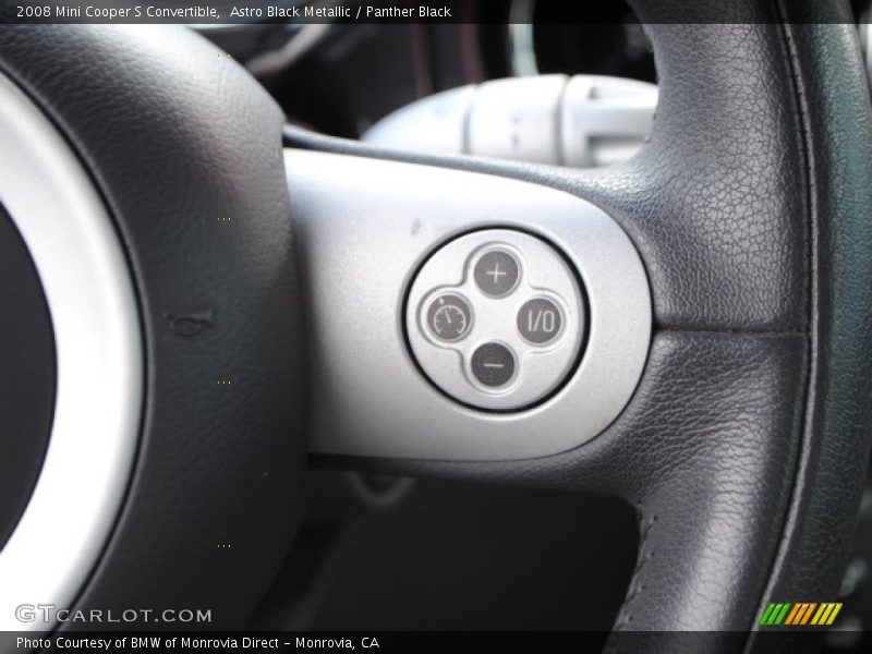 Astro Black Metallic / Panther Black 2008 Mini Cooper S Convertible