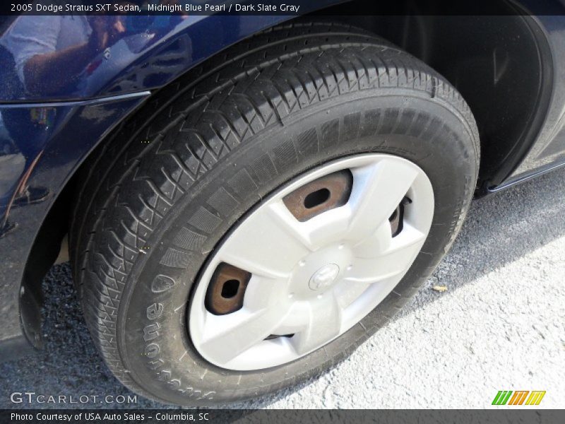 Midnight Blue Pearl / Dark Slate Gray 2005 Dodge Stratus SXT Sedan